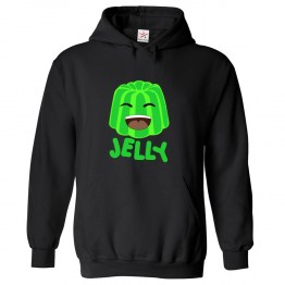 Green Jelly Classic Unisex Kids and Adults Pullover Hooded Sweatshirt				 									 									